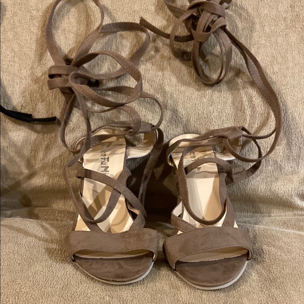 Brown Strappy Sandals